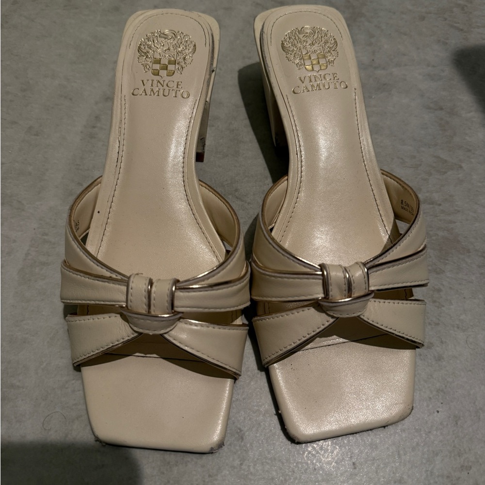 Vince Camuto Beige Women's Heels